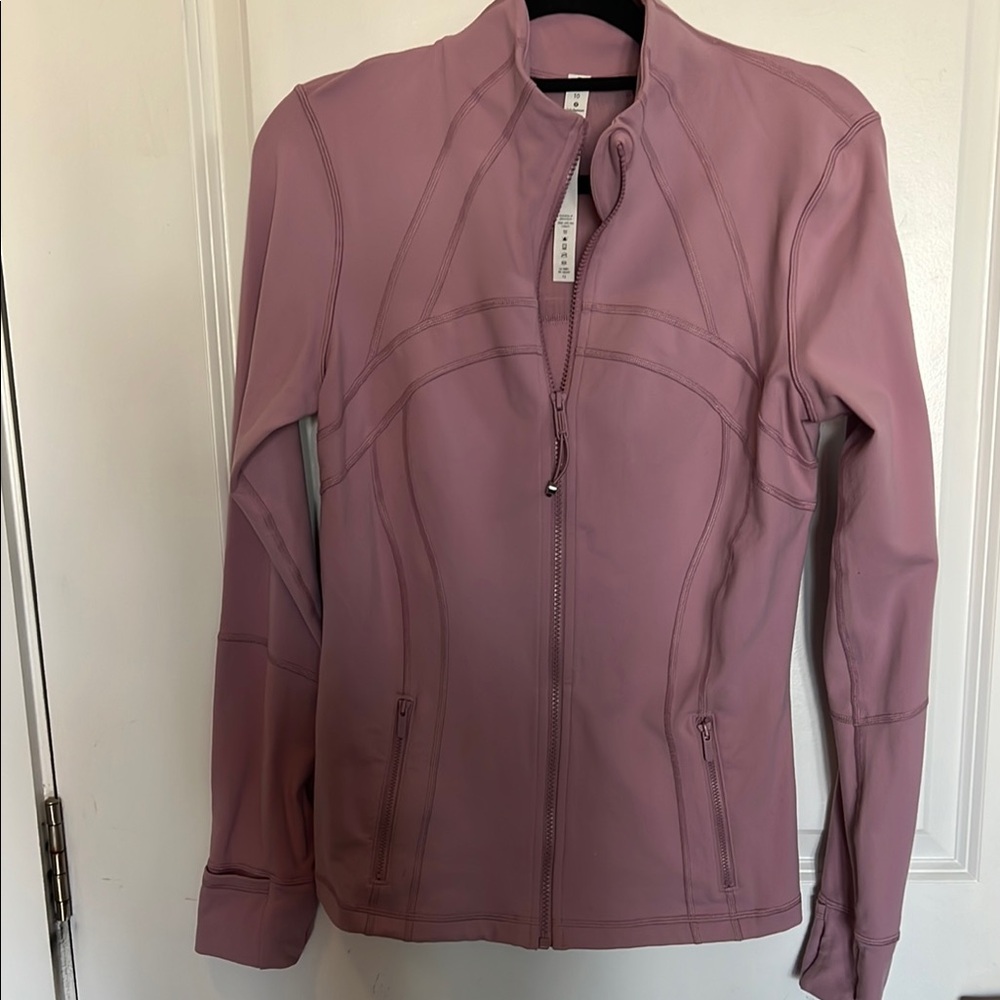 Lululemon Athletica Pink Utility Jacket with Standing Collar